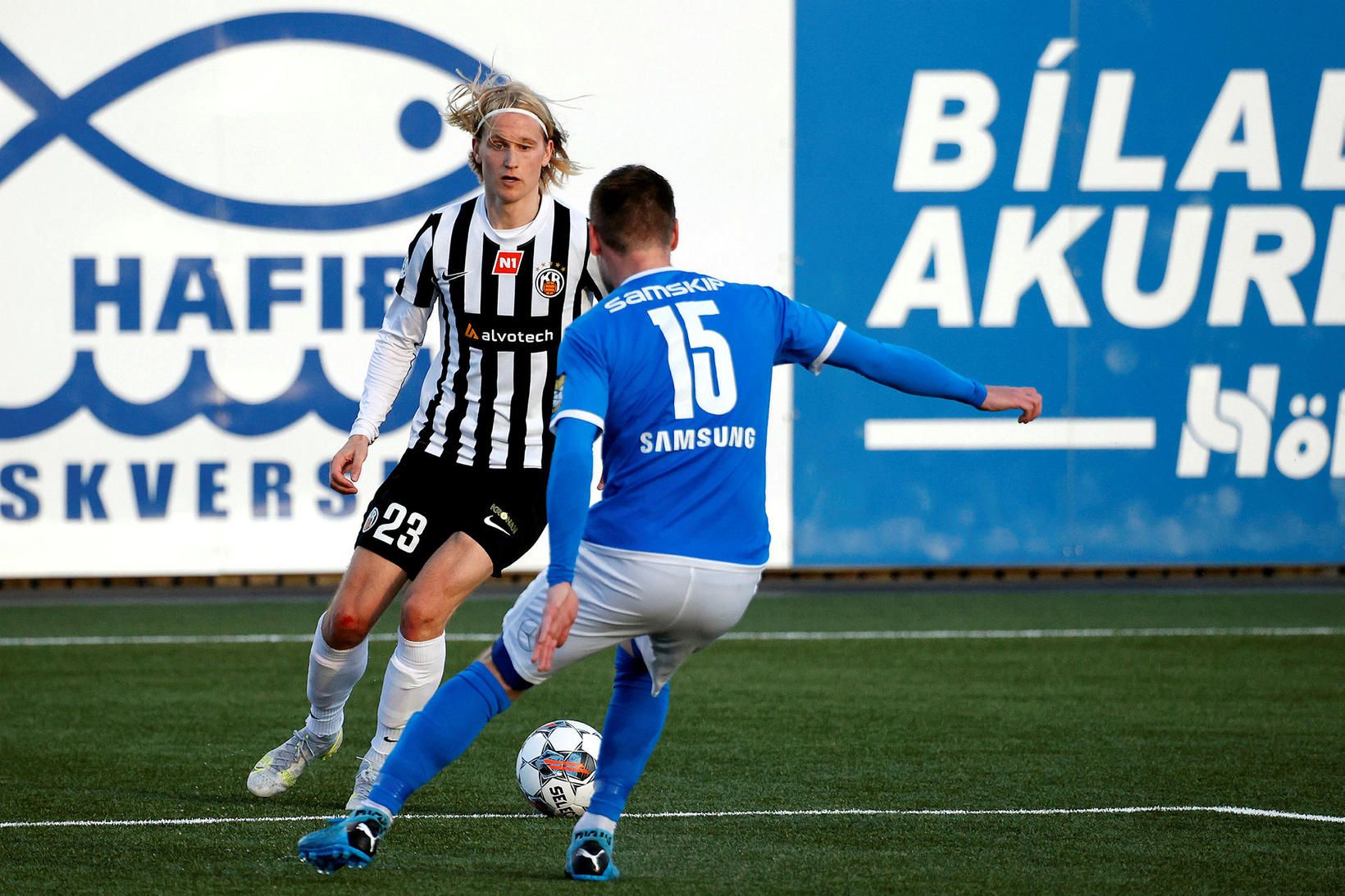 Atli Sigurjónsson í leik með KR gegn Stjörnunni í sumar.