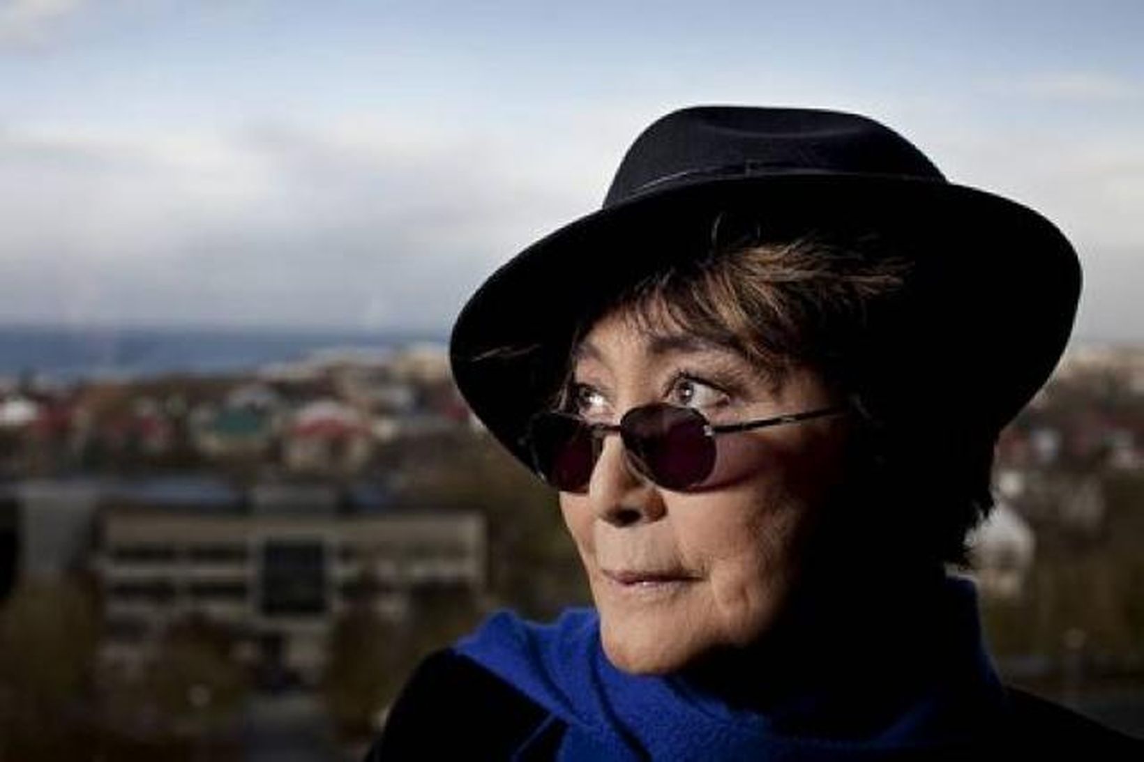 Yoko Ono í Reykjavík.