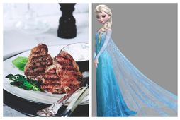 Elsa í Frozen býður upp á lambarétt borinn fram með grískri jógúrtsósu sem er að …