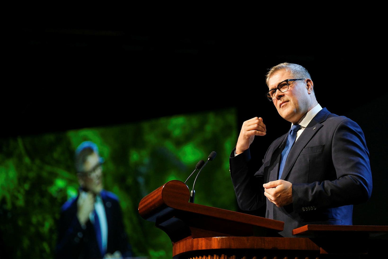 Bjarni Benediktsson fór um víðan völl í sinni síðustu setningarræðu.