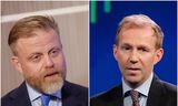 Ásgeir Jónsson Seðlabankastjóri og Benedikt Gíslason, bankastjóri Arion banka.