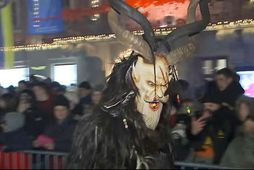 Þetta finnst Austurríkismönnum skemmtileg hátíð, Krampus-skrúðgangan.