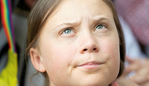 Thunberg mótmælti við höfuðstöðvar SÞ