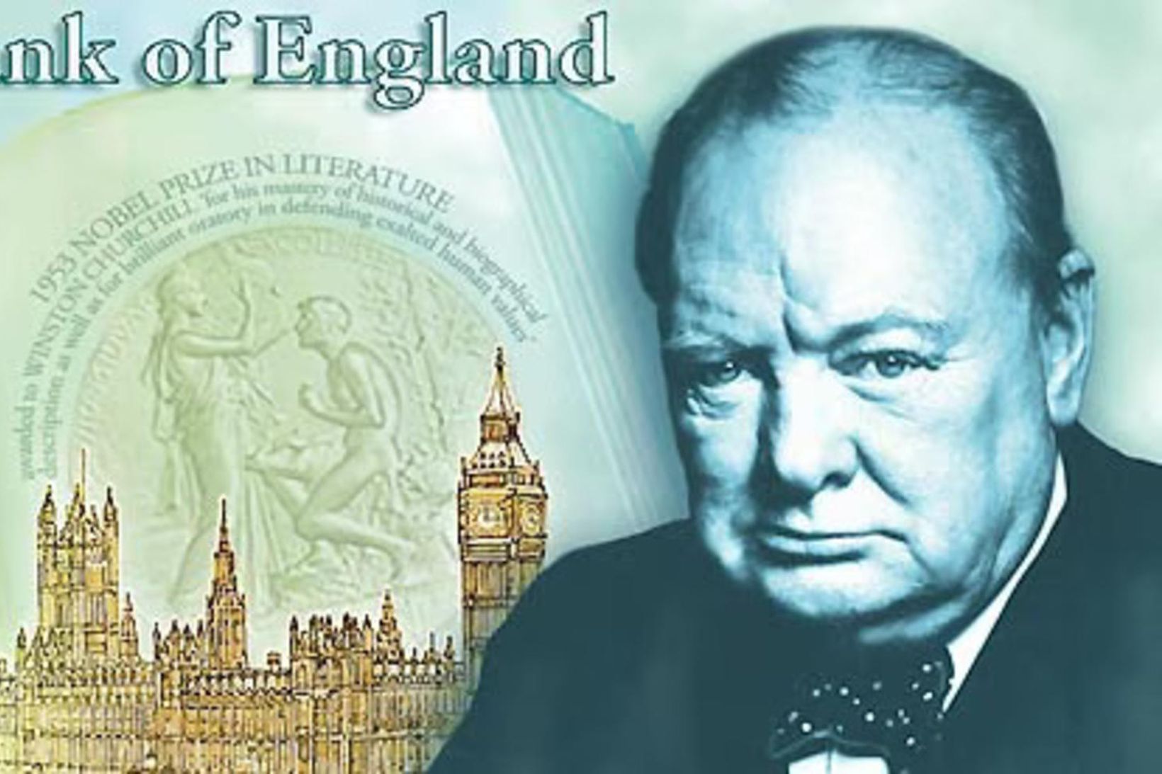 Churchill of sundrandi og elitískur fyrir seðlana