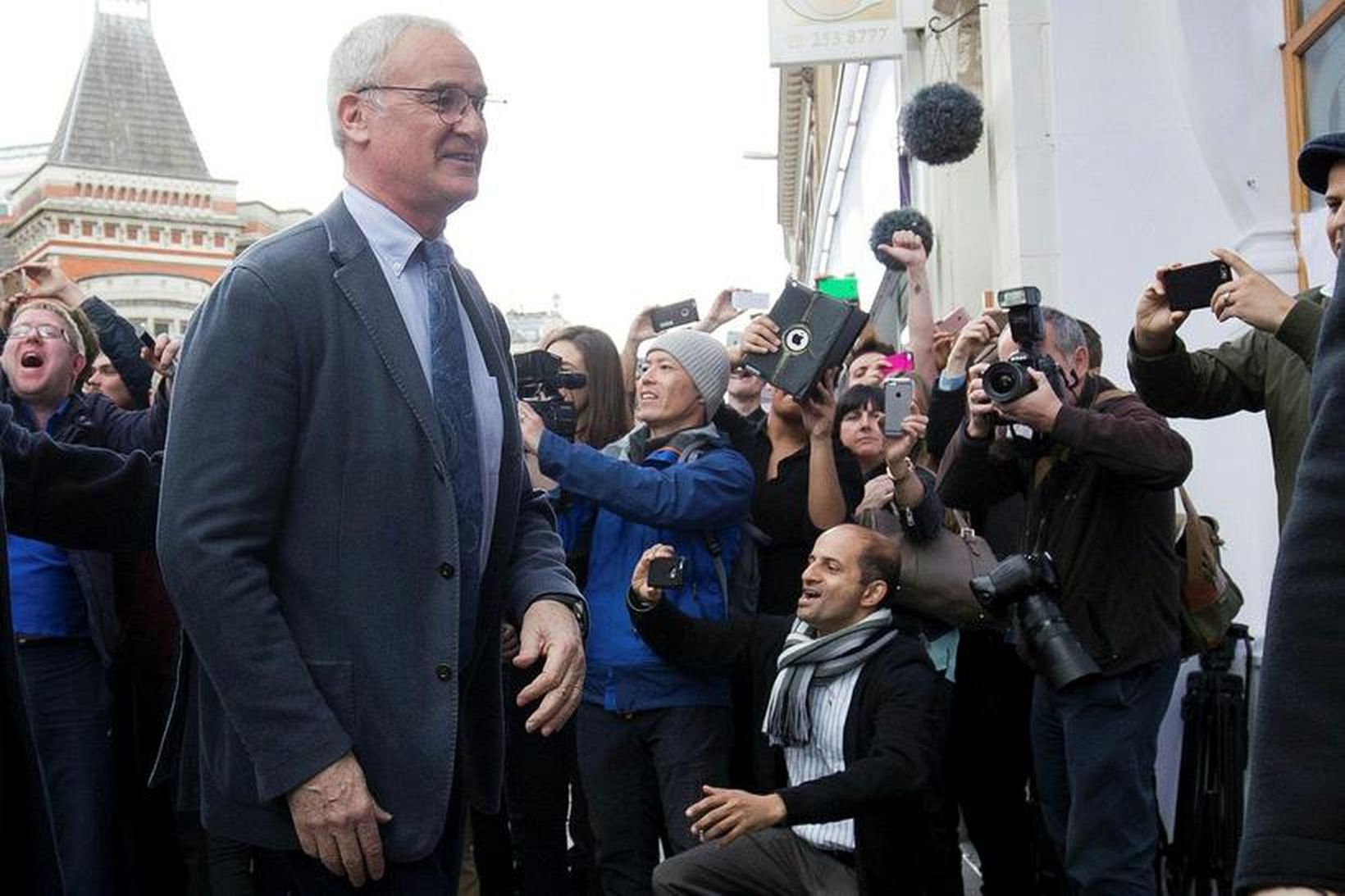 Claudio Ranieri er vinsælasti maður Leicester og skyldi engan undra.