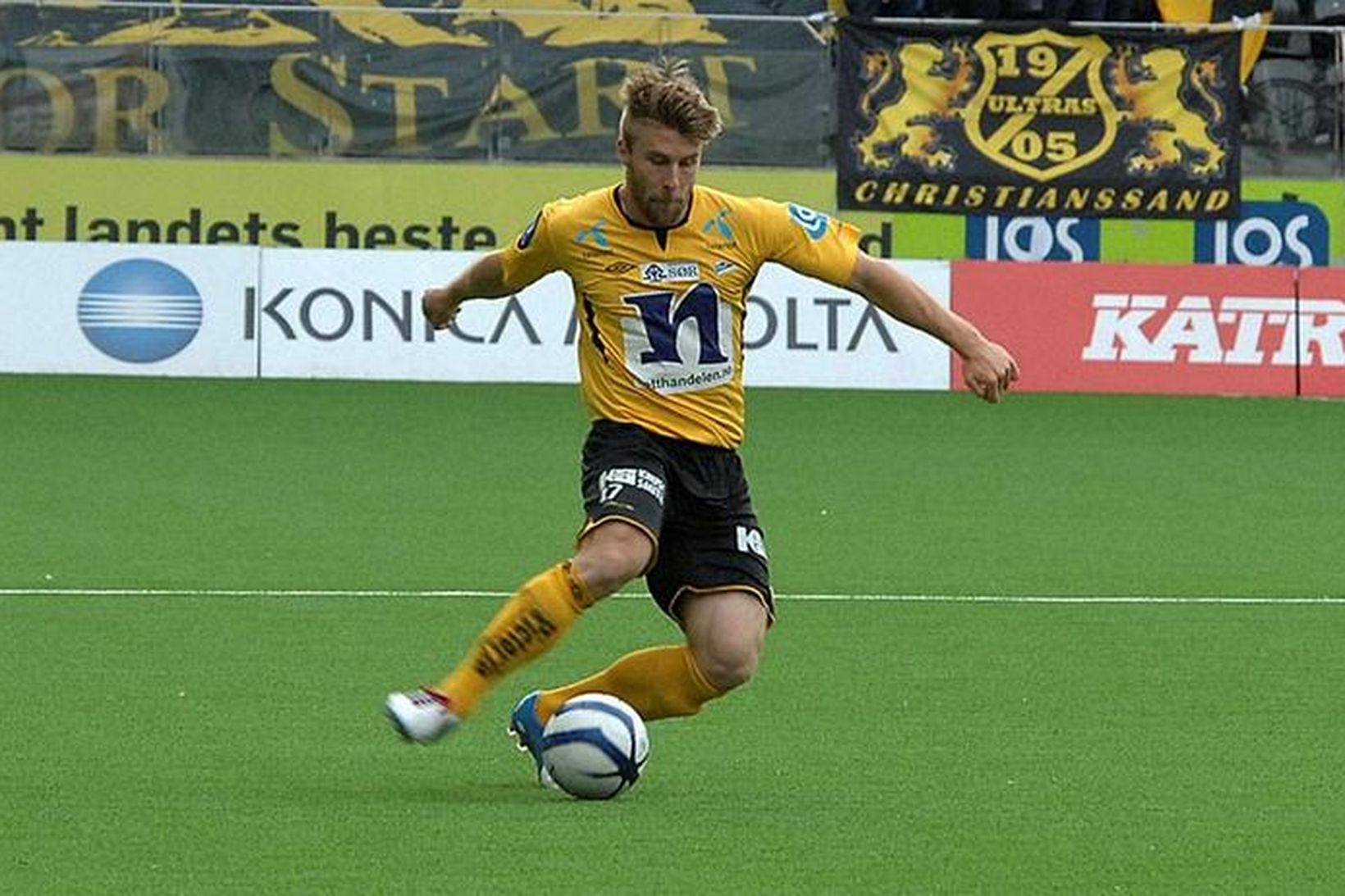 Guðmundur Kristjánsson í leik með Start.