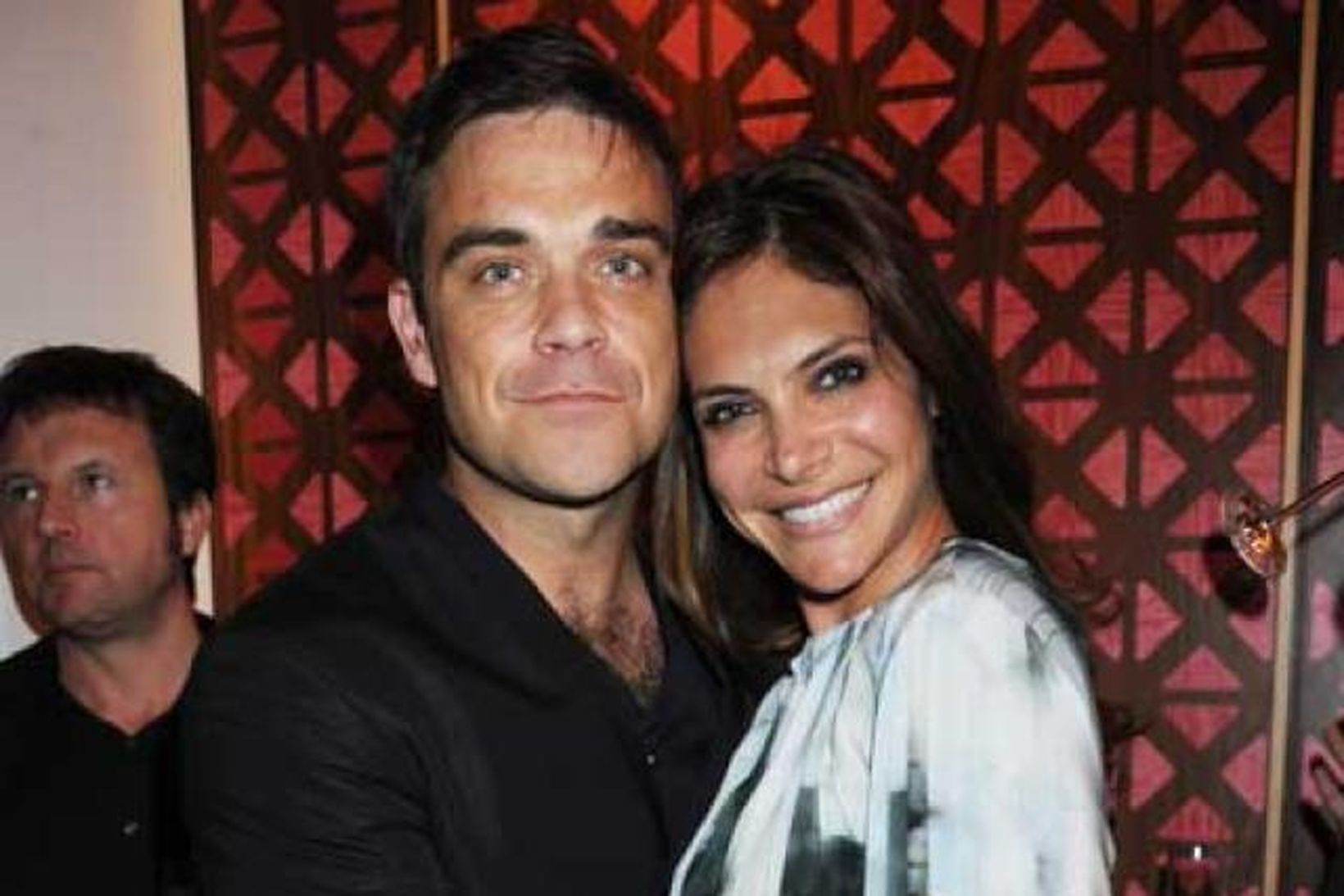 Robbie Williams og Ayda Field.