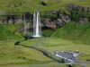 Seljalandsfoss is one of the main tourist attractions in South Iceland.