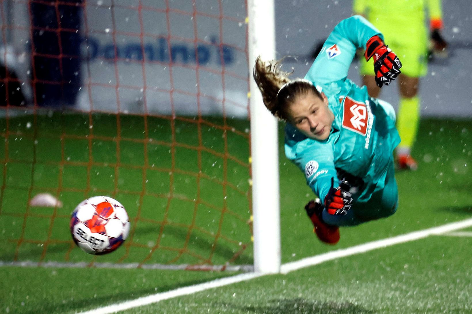 Sigurborg Katla Sveinbjörnsdóttir var óheppin í gærkvöldi.
