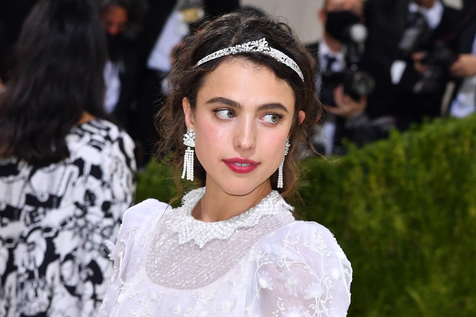 Leikkonan unga Margaret Qualley er rísandi stjarna sem vekur athygli …