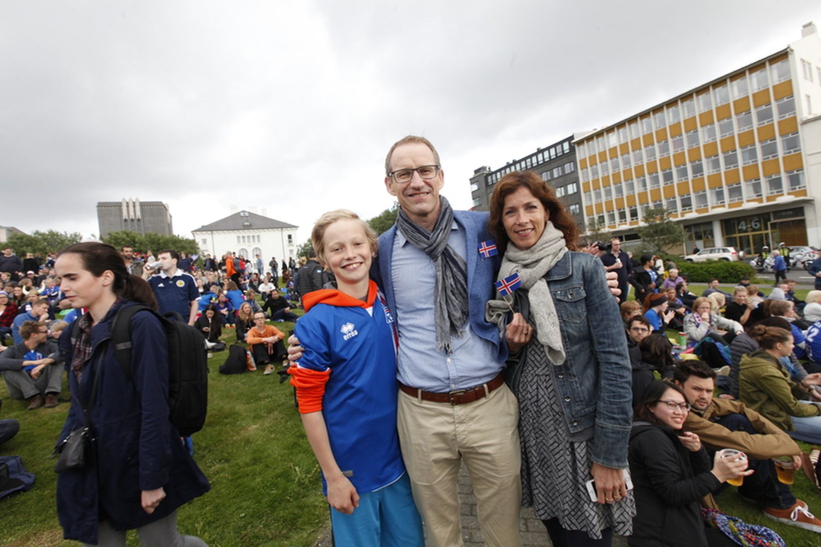 Sölvi Jónsson, Jón Georg Aðalsteinsson og Hilma Sveinsdóttir eru á …