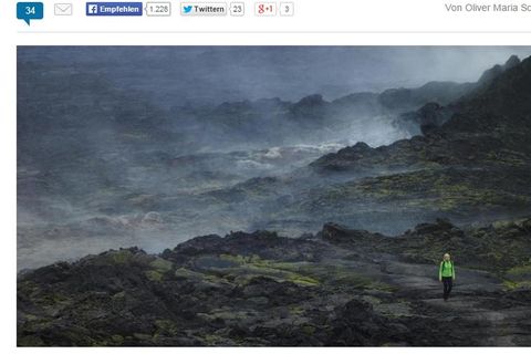 Writer  Oliver Maria Schmitt,totally slates Iceland in a chapter of a new travel book.