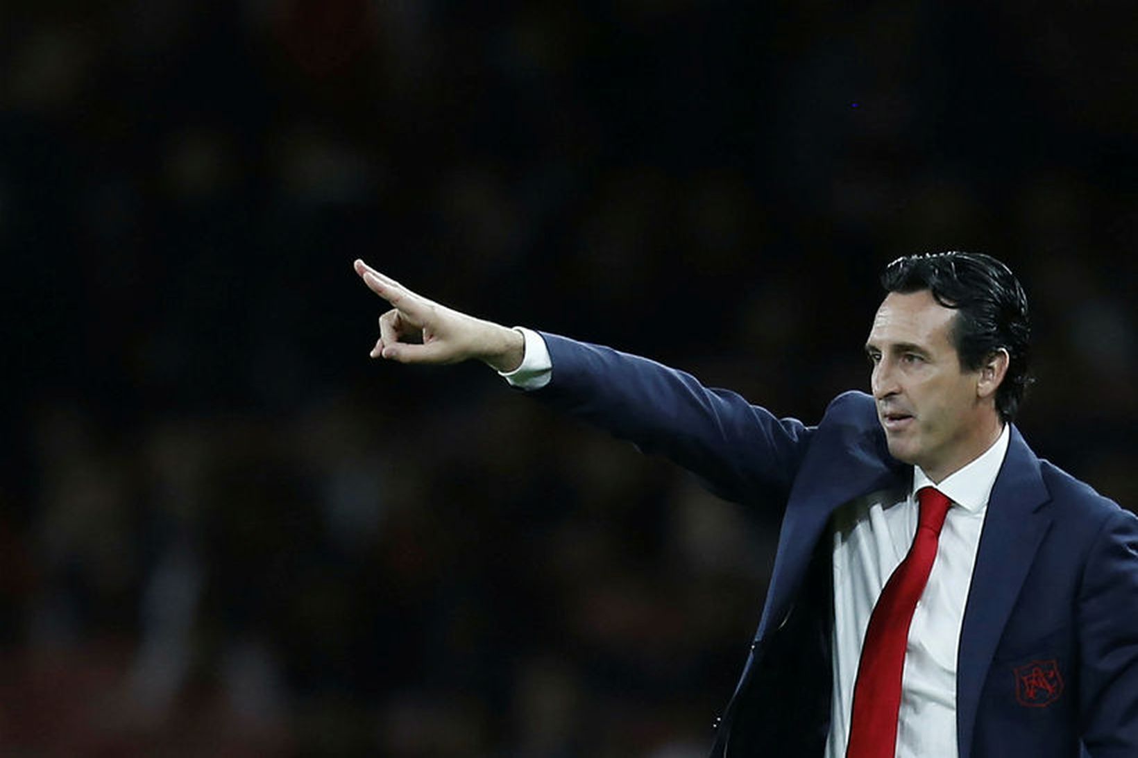 Unai Emery var ósáttur með að fá á sig tvö …