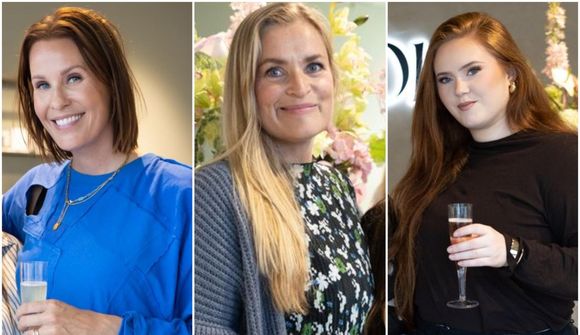 Fjölmargir fögnuðu með Karin 