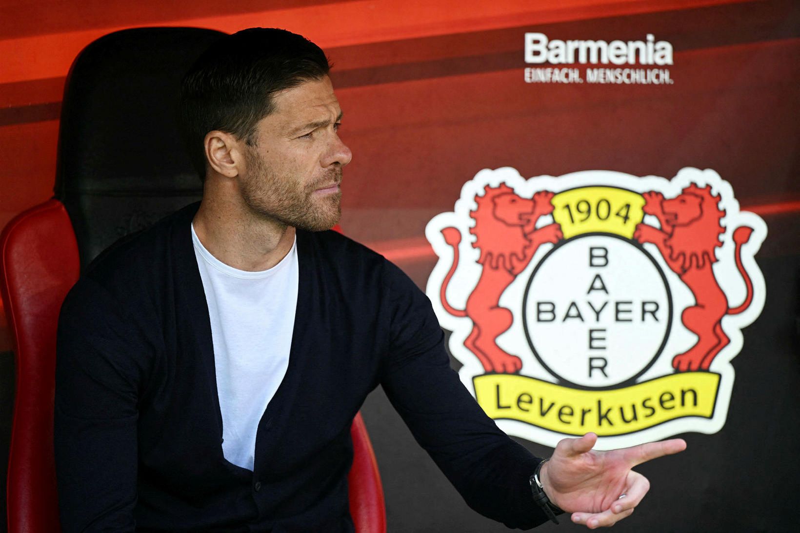 Xabi Alonso er knattspyrnustjóri Bayer Leverkusen sem stendur.