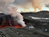 Lava has just entered the Blue Lagoon parking lot.