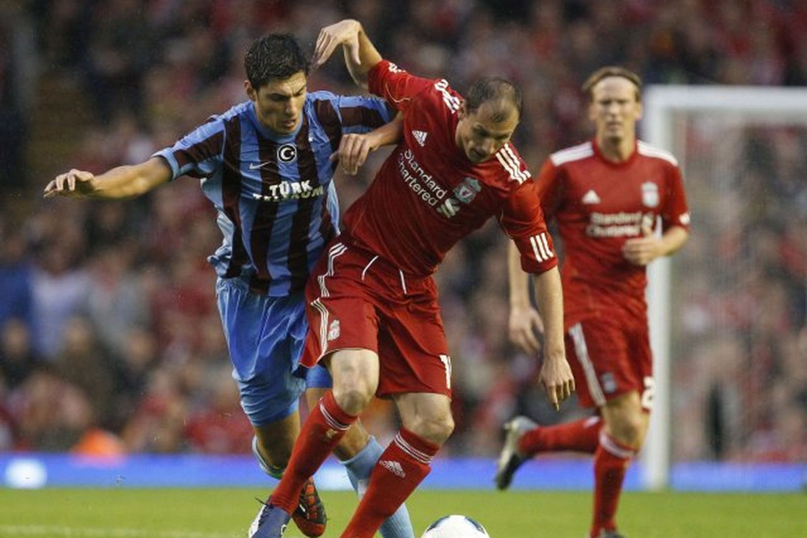 Milan Jovanovic í leik með Liverpool.