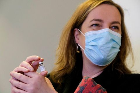 Minister of Health Svandís Svavarsdóttir.