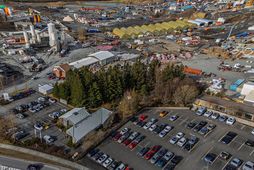 Byggingarsvæðið. Steypustöð BM Vallár mun flytjast annað á næstu árum. Í hennar stað mun rísa …