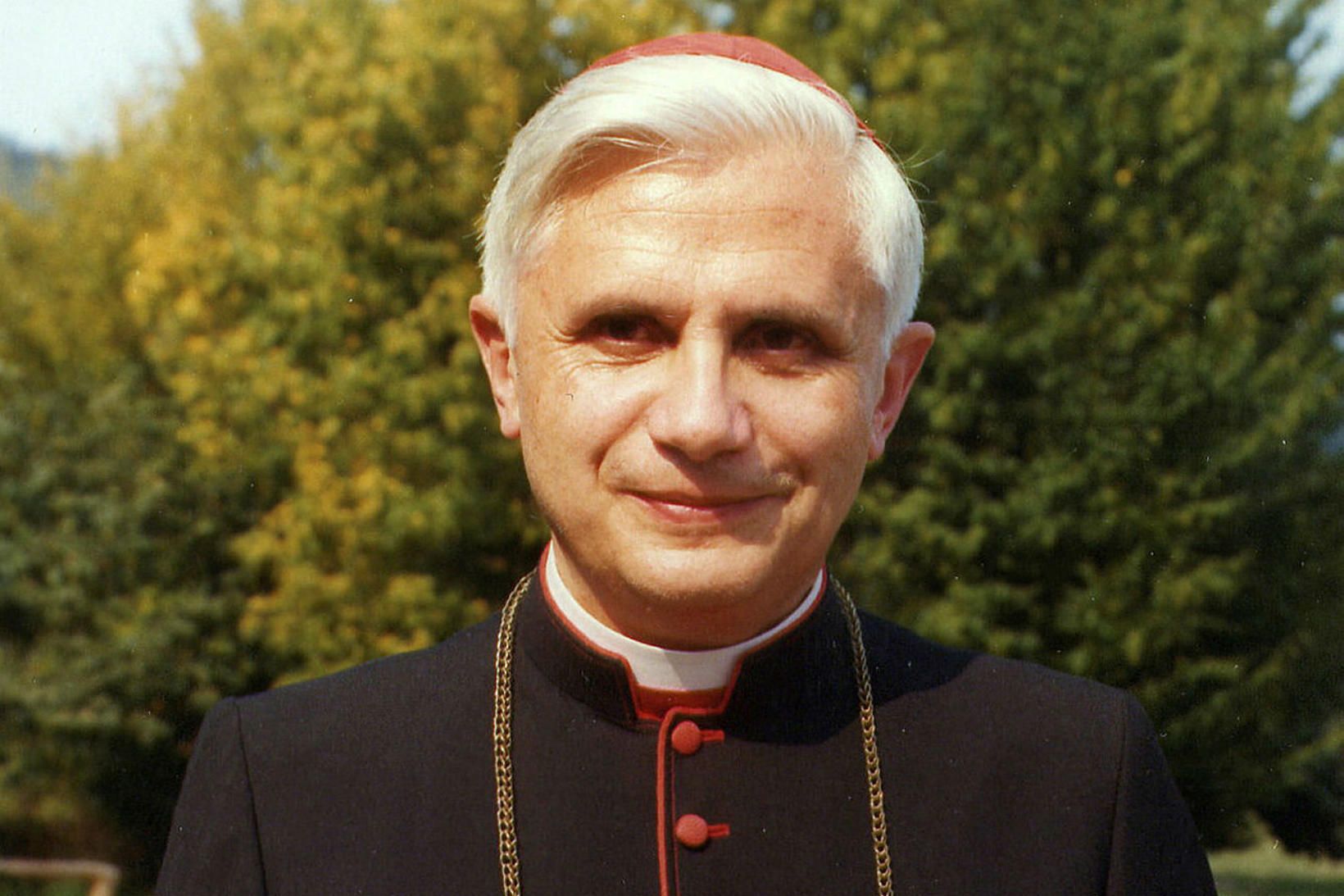 Josef Ratziniger, síðar Benedikt páfi XVI, árið 1979 er hann …