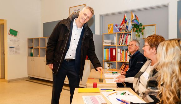 Jóhannes kaus í Lágafellsskóla 