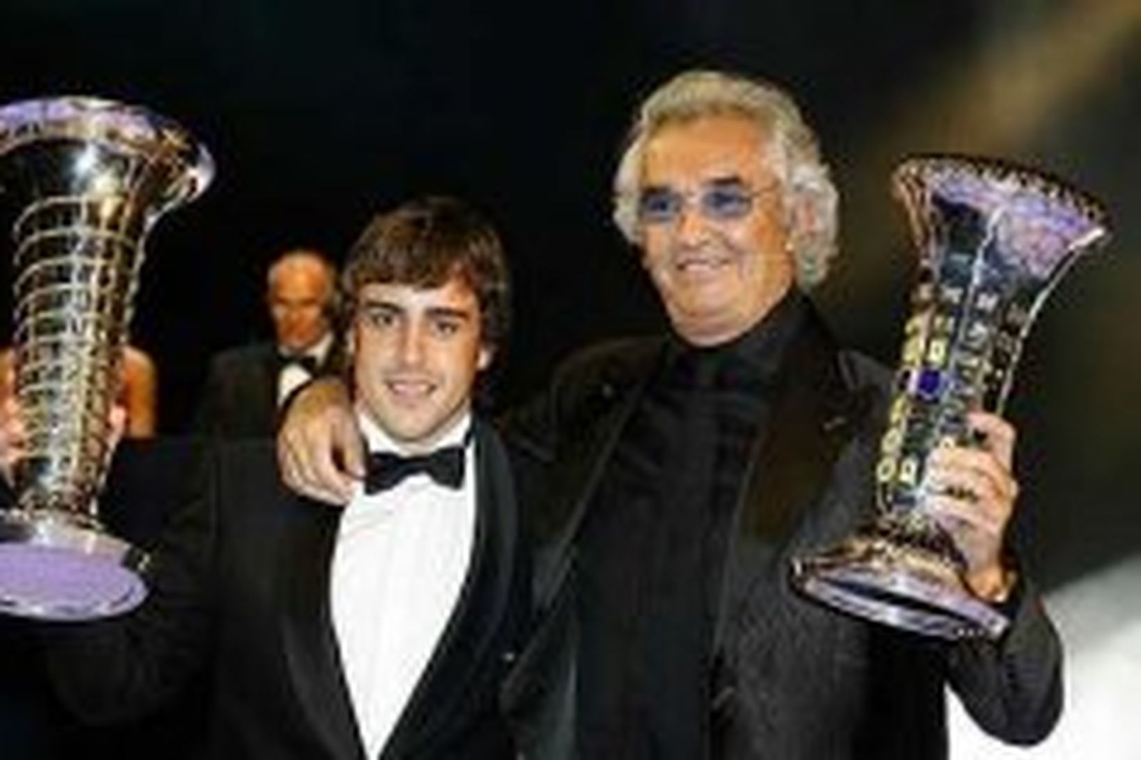 Alonso og Briatore eru að ná saman. Hér eru þeir …