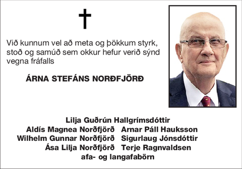 Árna Stefáns Norðfjörð