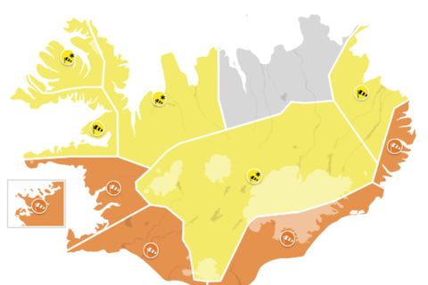 Weather warnings for today.