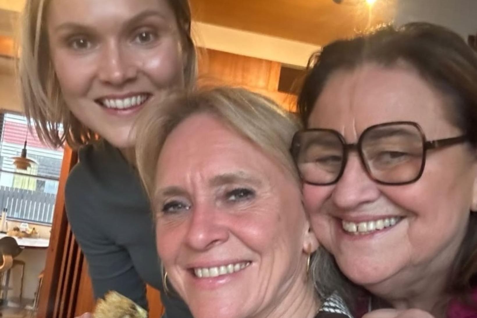 Kristrún bauð í pítsupartý