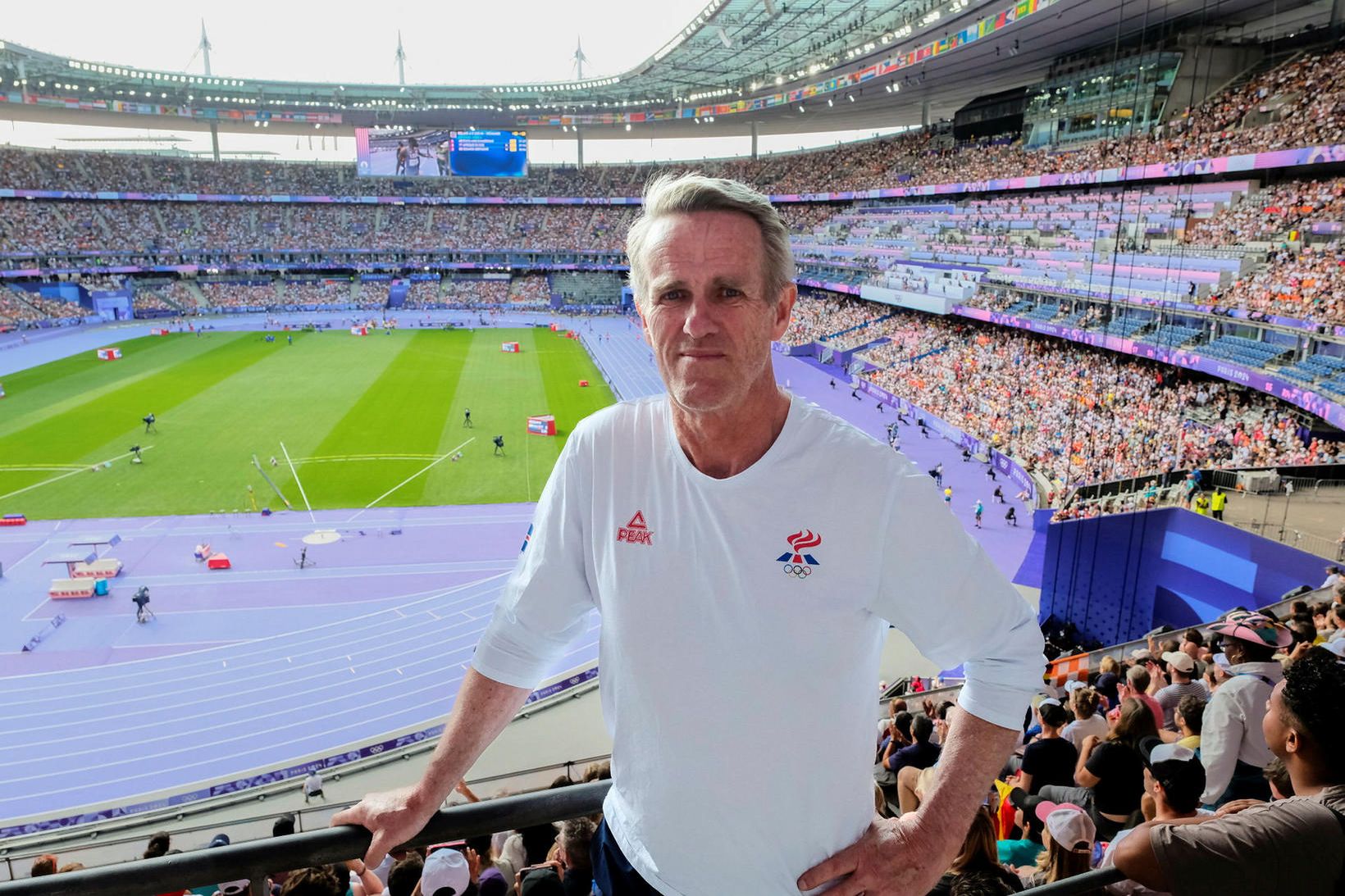 Vésteinn Hafsteinsson á Stade de France í París.