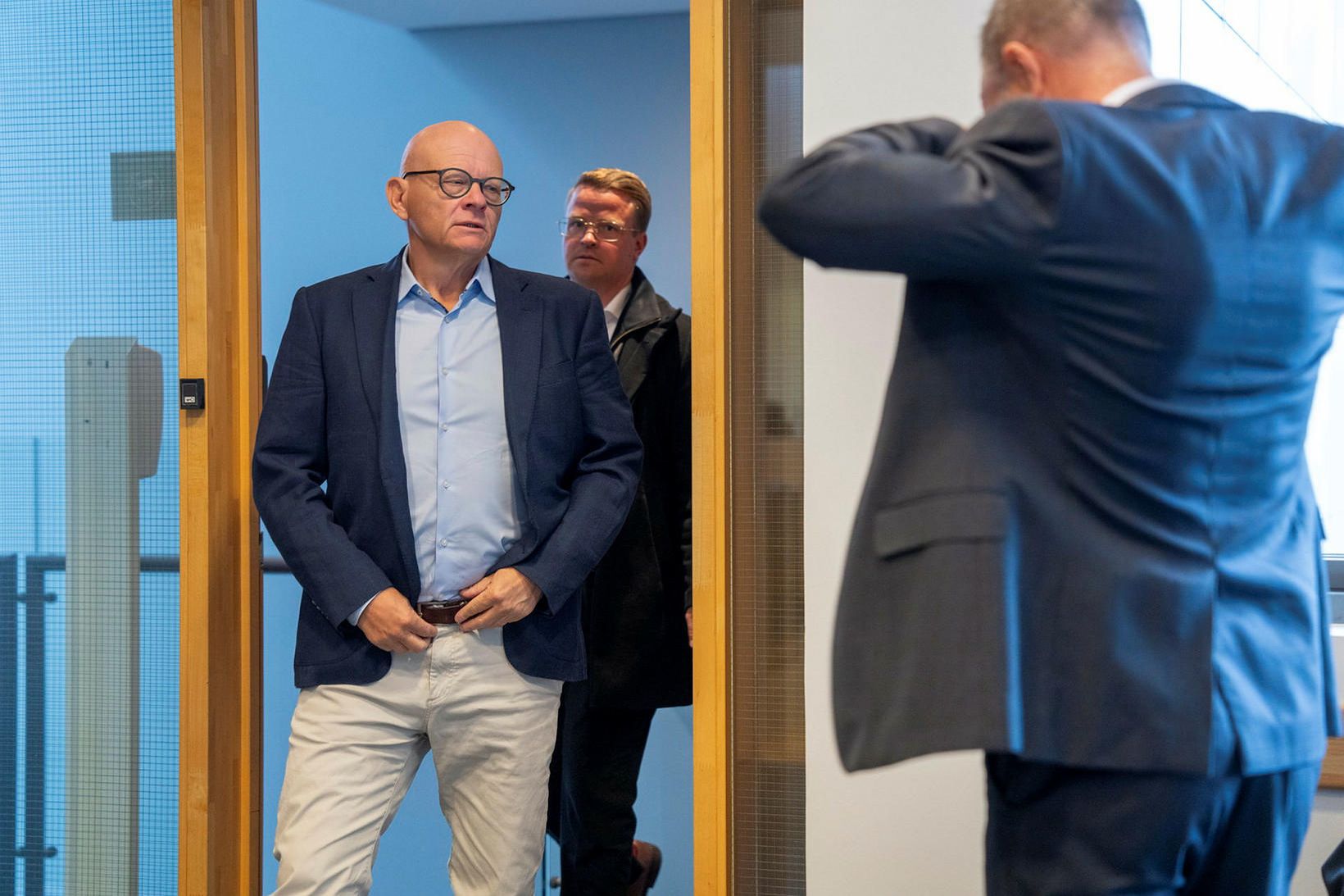 Karl Wernerson var viðstaddur þingfestinguna í héraðsdómi í morgun.