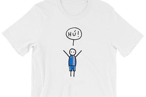 Icelandic cartoonist Hugleikur Dagsson is not allowed to make any more of these popular T-shirts.