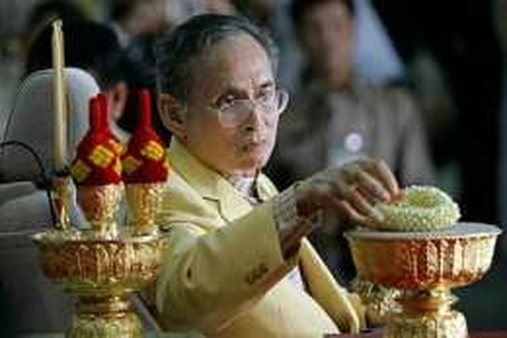 Bhumibol Adulyadej, konungur Taílands.
