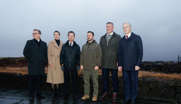 Blaðamannafundur forsætisráðherranna