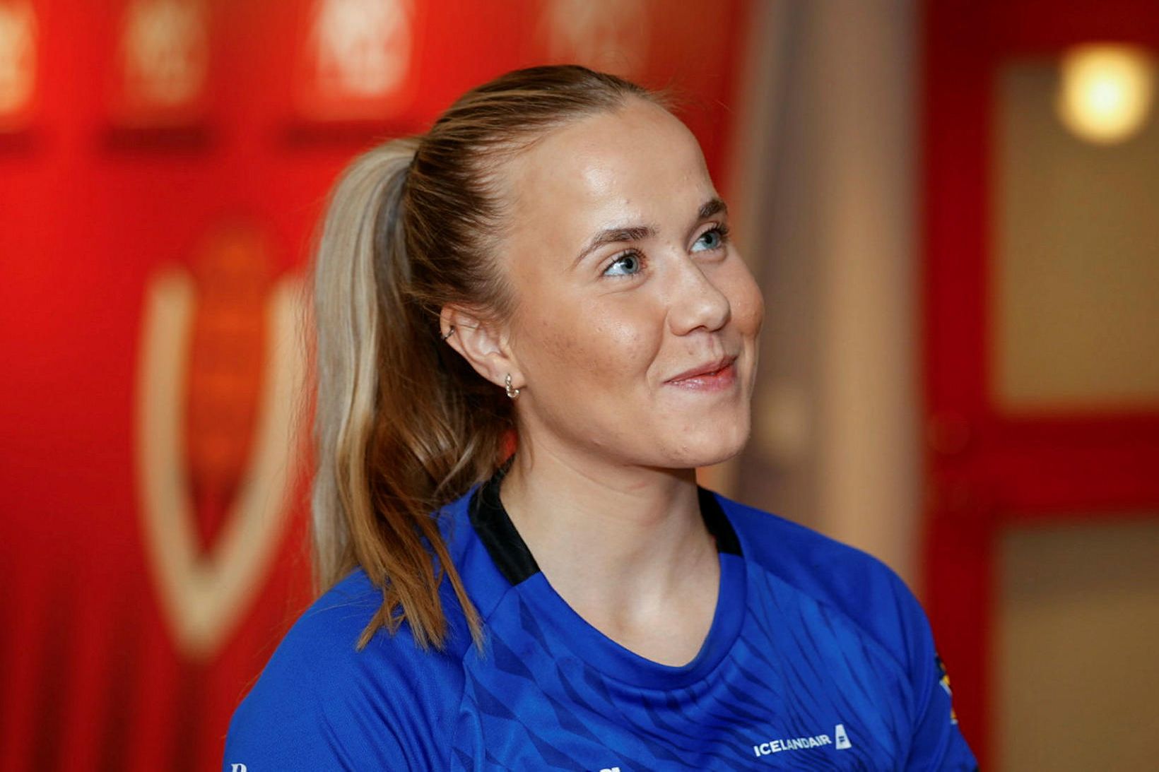 Sandra Erlingsdóttir skoraði fjögur mörk í kvöld.