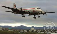 DC-4 flugvélar lentu á Reykjavíkurvelli