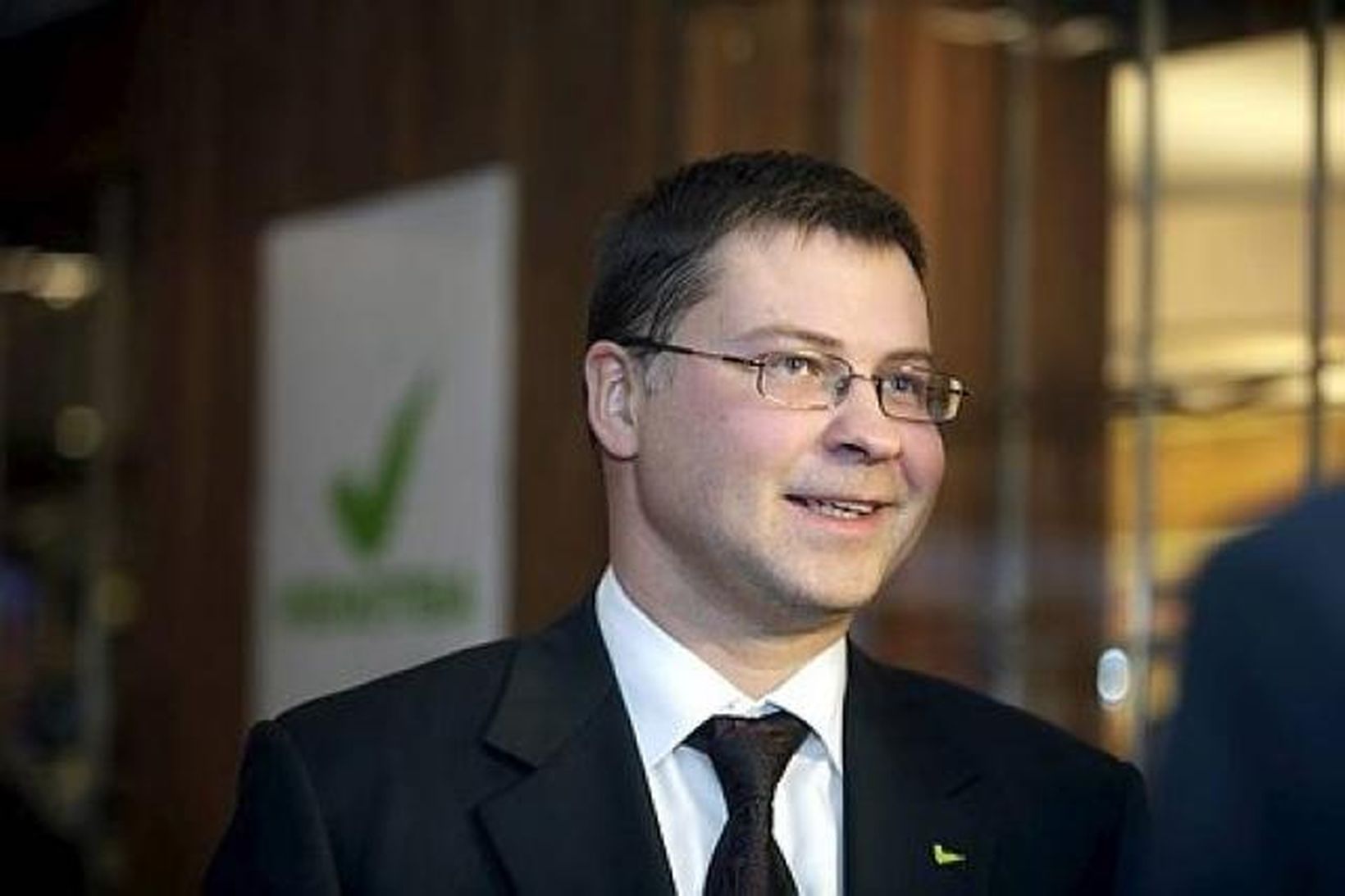 Valdis Dombrovskis, forsætisráðherra Lettlands.