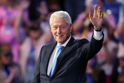 Bill Clinton, fyrrverandi forseti Bandaríkjanna, sést hér á landsfundi Demókrataflokksins fyrr á þessu ári.