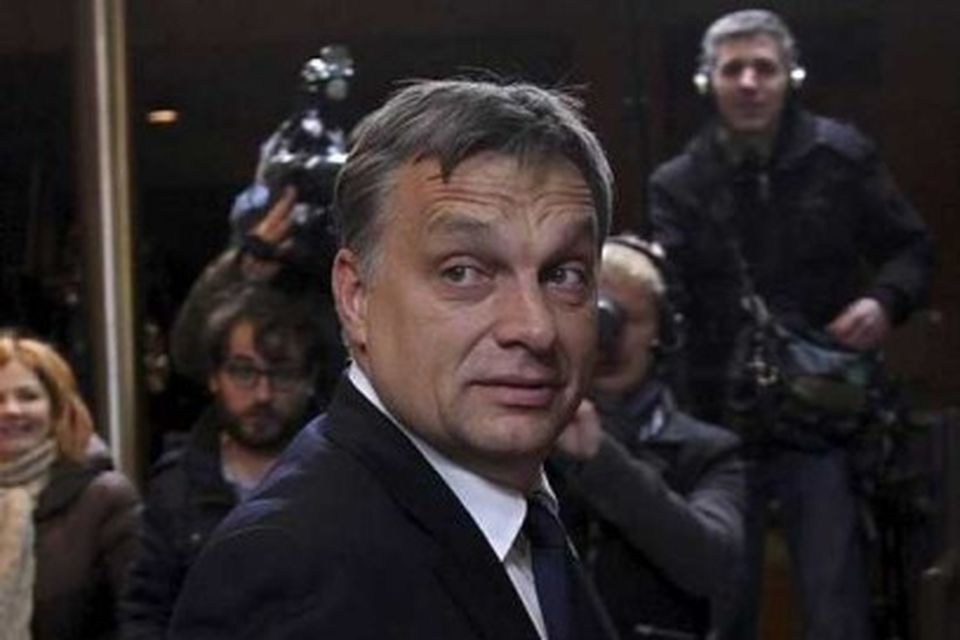 Hungary's Prime Minister Viktor Orban arrives at an European Union summit in Brussels December 8, …