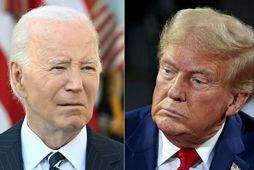 Joe Biden og Donald Trump munu ræða málin í Hvíta húsinu í dag.