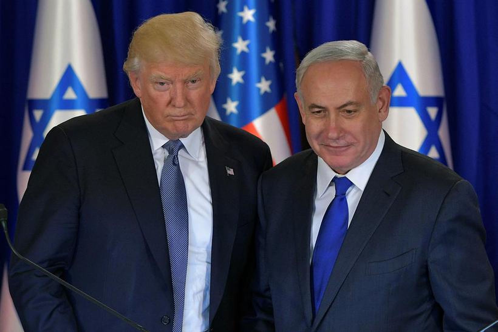 Donald Trump og Benjamin Netanyahu