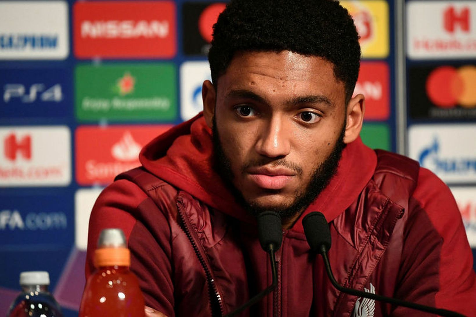 Joe Gomez verður frá keppni fram í janúar.