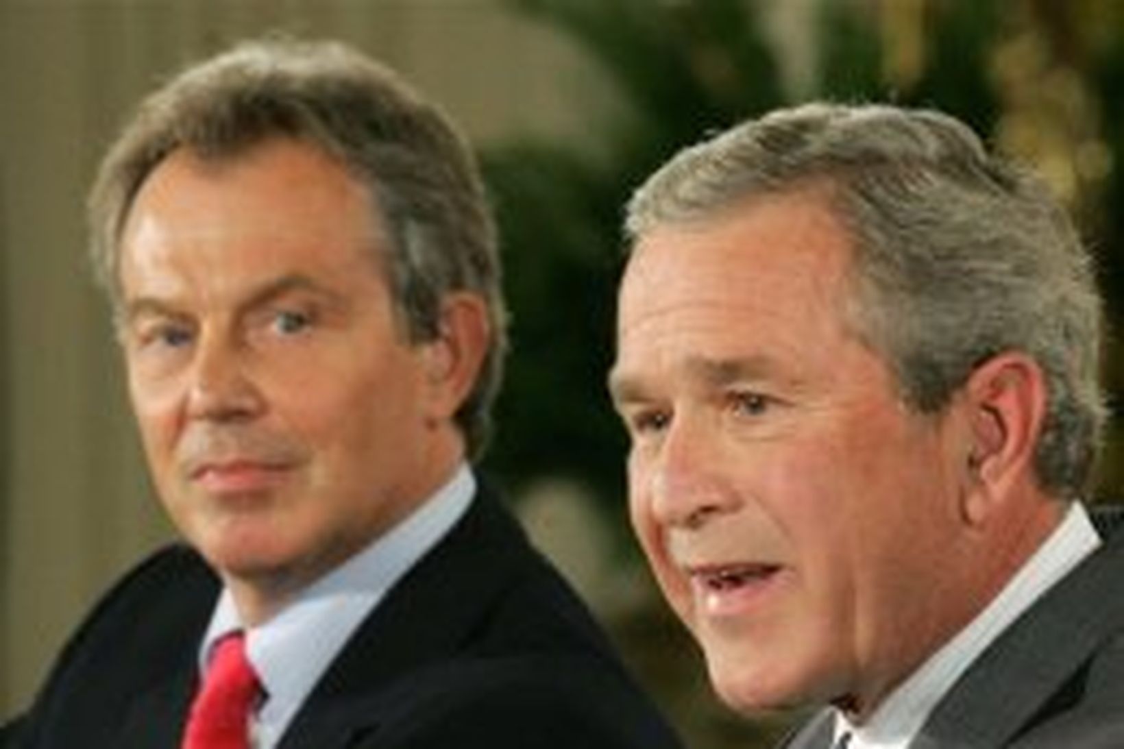 Bush og Blair munu eiga fund í Hvíta húsinu í …