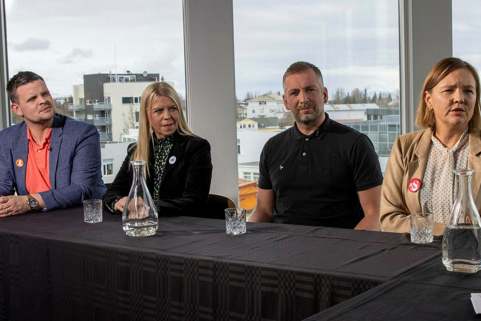 Gunnar Líndal Sigurðsson (L), Sunna Hlín Jóhannesdóttir (B), Heimir Örn …