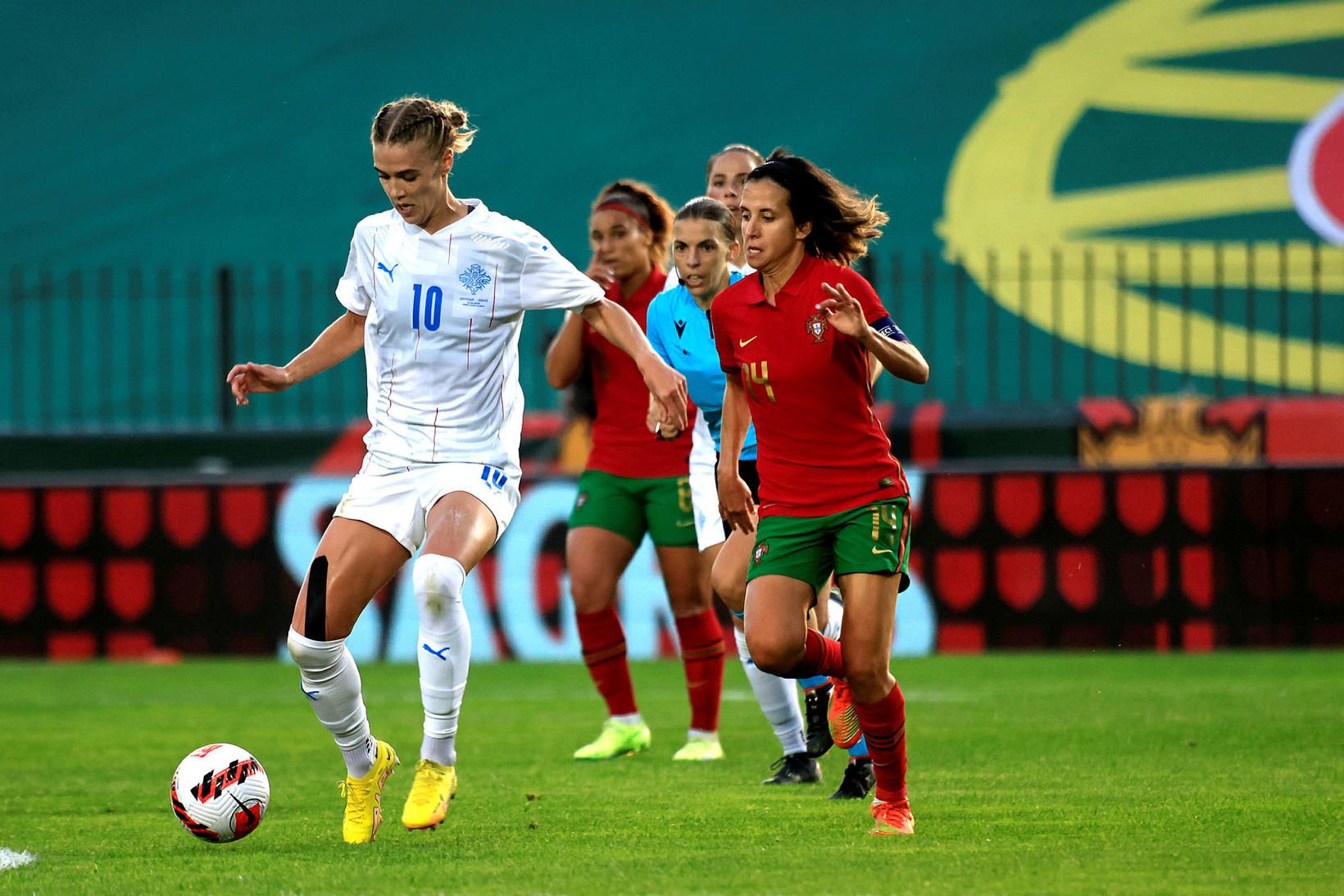 Dagný Brynjarsdóttir skoraði fyrir West Ham í dag.