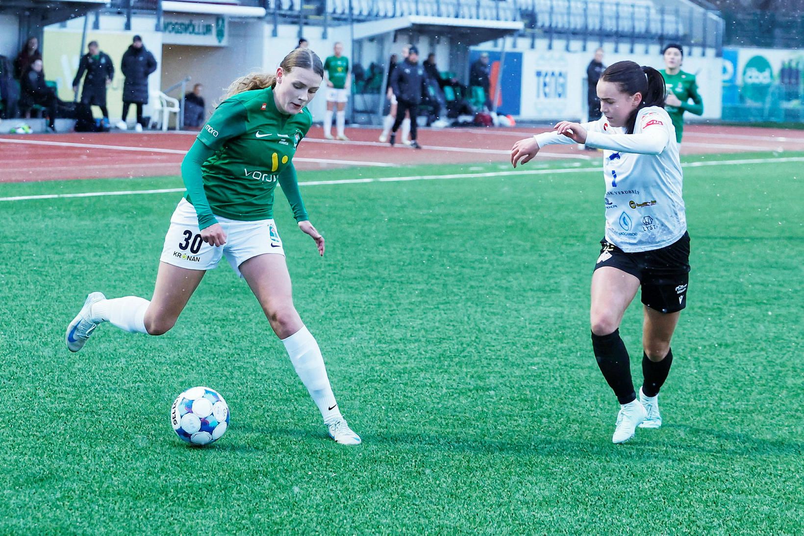 Edith Kristín Kristjánsdóttir skoraði fimmta mark Breiðabliks.