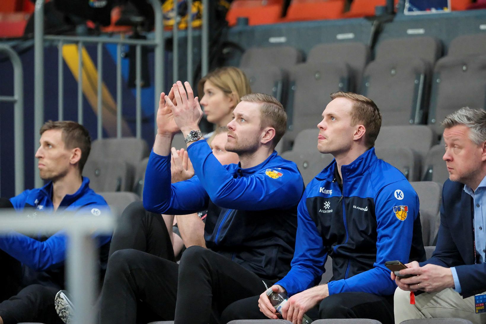 Aron Pálmarsson og Ómar Ingi Magnússon voru andstæðingar í dag …