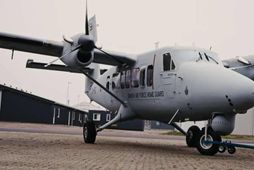 Önnur nýju Twin Otter-vélanna sem danska varnarmálaráðuneytið hefur fært flugdeild heimavarnarliðsins til handargagns. Eru vélarnar …