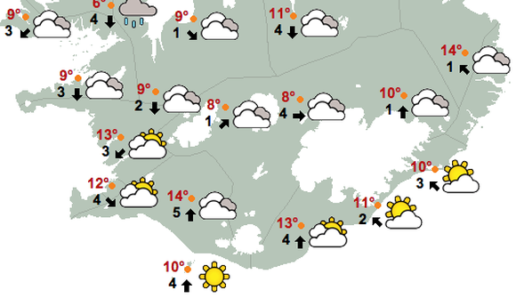 Gæti farið í 20 stig í Reykjavík