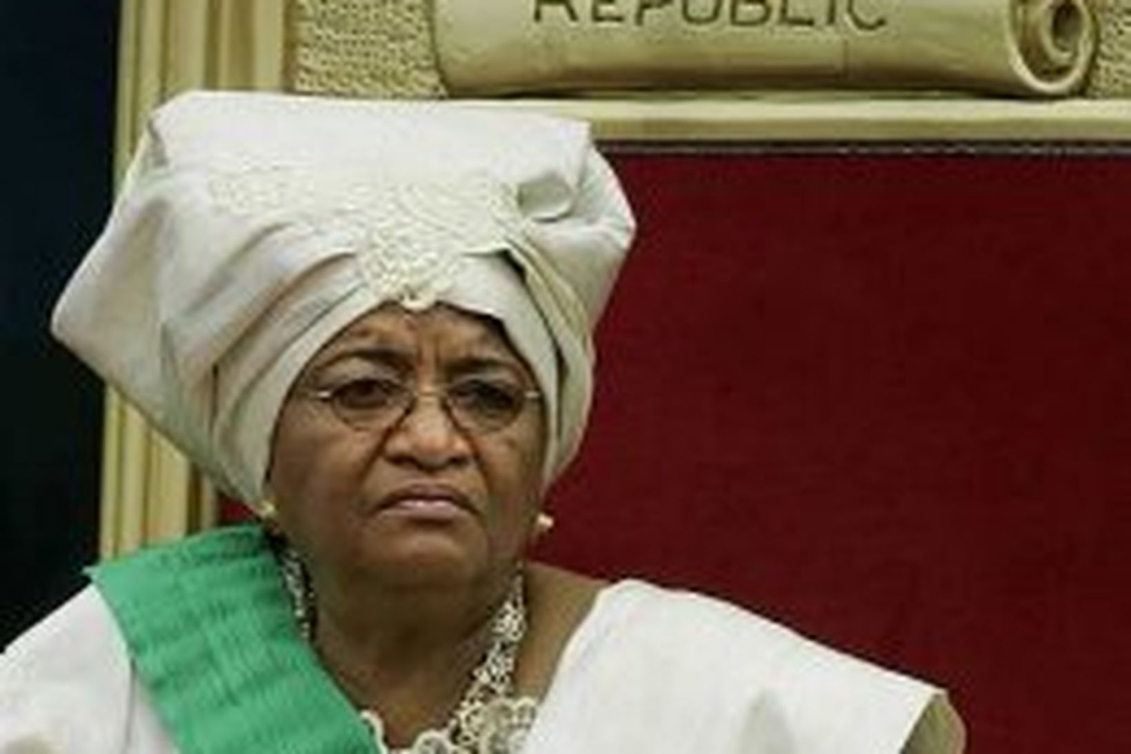 Ellen Johnson-Sirleaf.